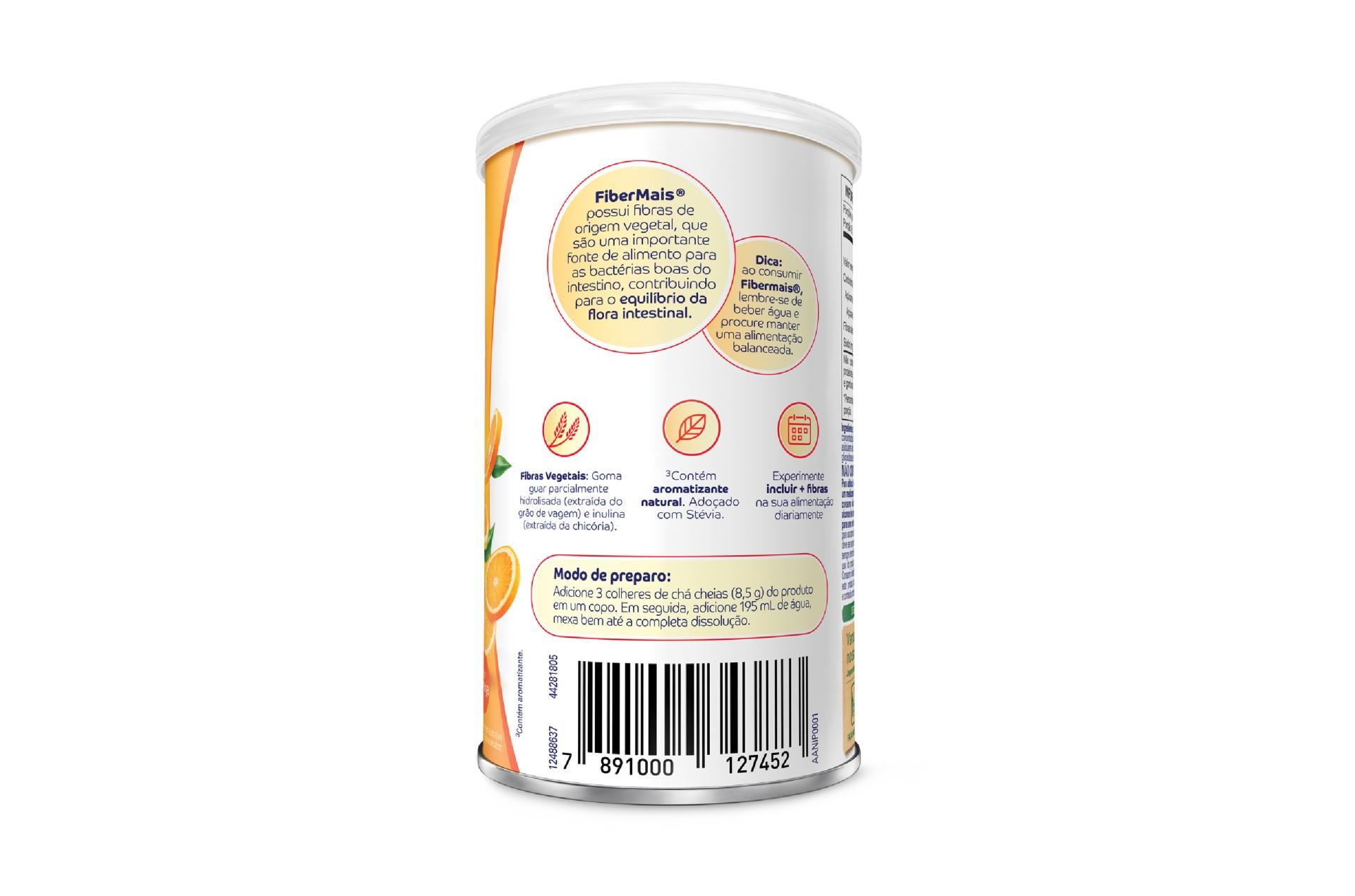 FiberMais Laranja - Lata 170g