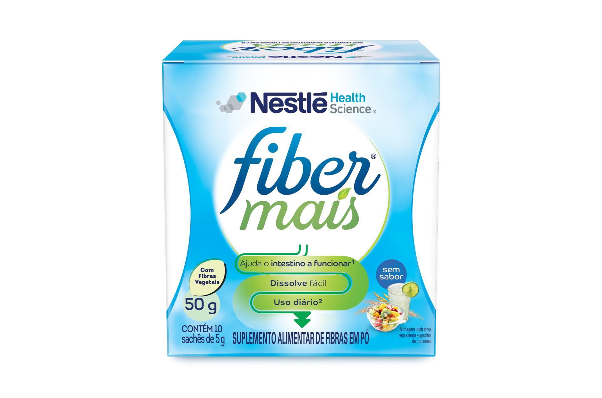 FiberMais Sem Sabor - Display com 10 sachês de 5g