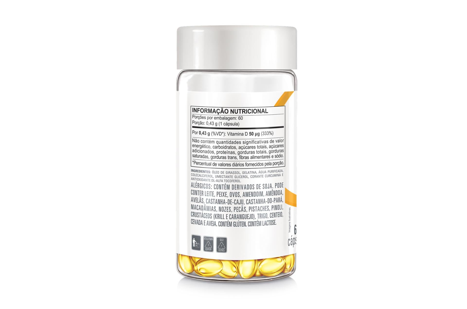 Nutren Vitamina D 2000UI - 60 cápsulas